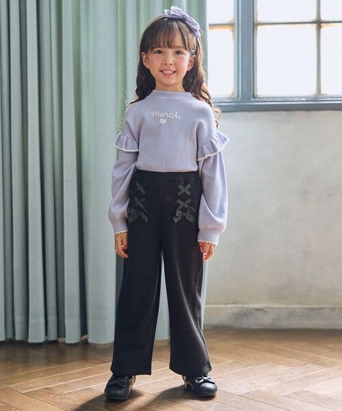 ANY / エニィ その他パンツ | レースアップ 裏シャギーワイドパンツ | 詳細1