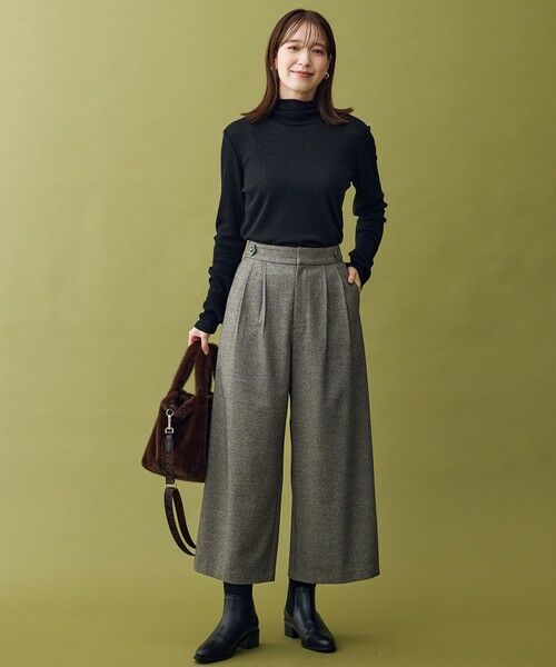 ANY / エニィ その他パンツ | 【6サイズ展開/ウエストゴム】ライトツイードパンツ | 詳細1