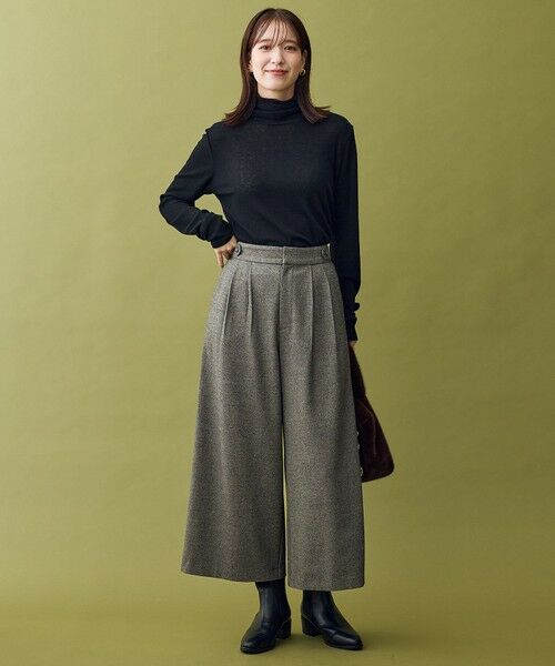 ANY / エニィ その他パンツ | 【6サイズ展開/ウエストゴム】ライトツイードパンツ | 詳細3