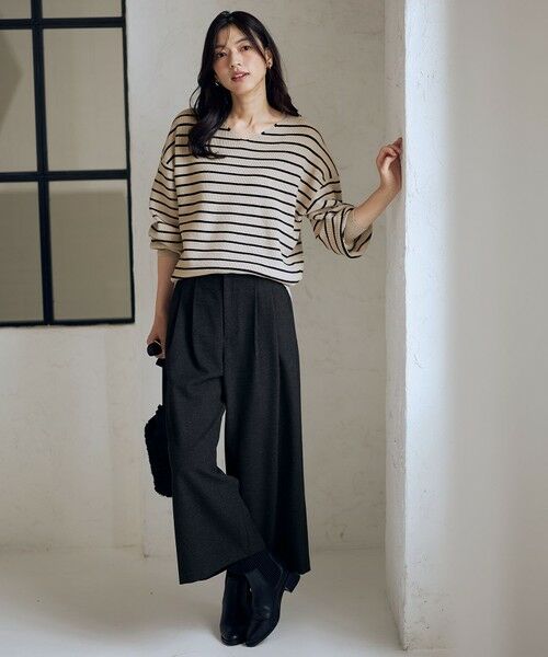 ANY / エニィ その他パンツ | 【6サイズ展開/ウエストゴム】ライトツイードパンツ | 詳細18