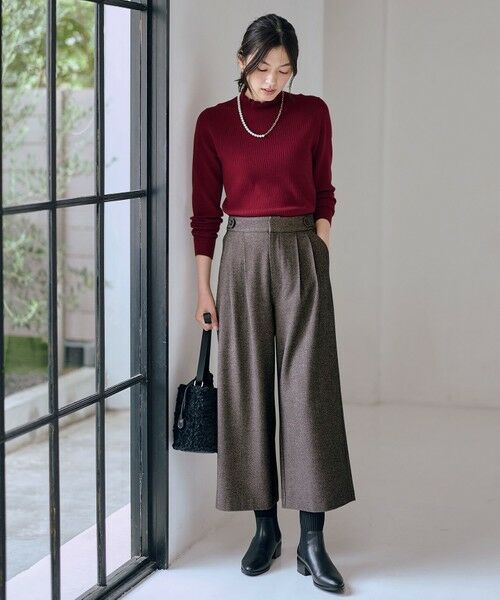 ANY / エニィ その他パンツ | 【6サイズ展開/ウエストゴム】ライトツイードパンツ | 詳細27