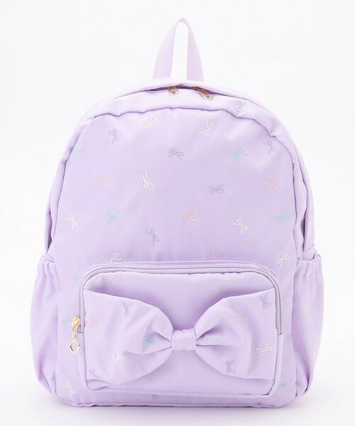 ANY / エニィ リュック・バックパック | 【10L容量】総柄刺繍リュック（ラベンダー）