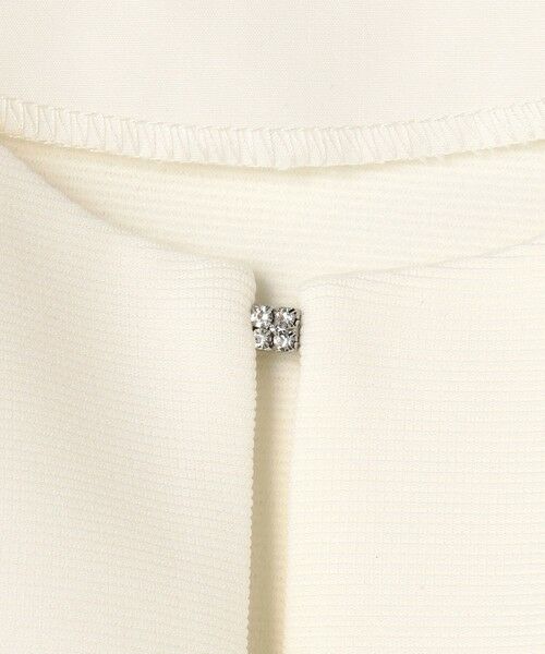 ANY / エニィ ノーカラージャケット | リボン ボレロジャケット | 詳細7