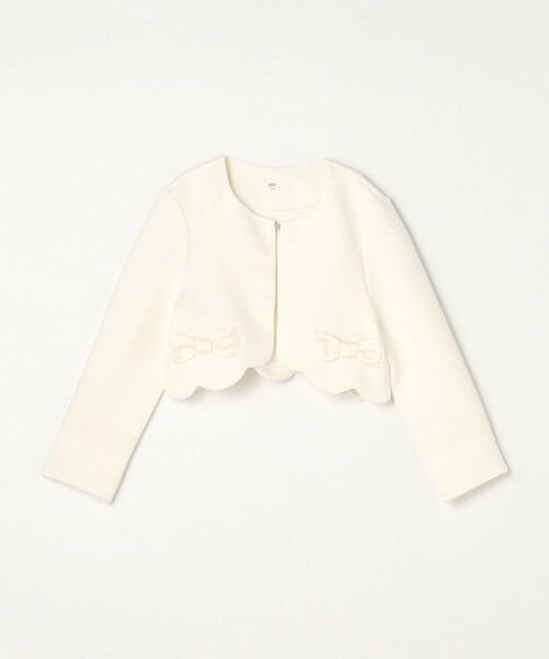 ANY / エニィ ノーカラージャケット | リボン ボレロジャケット | 詳細4