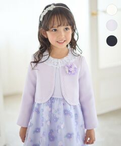 ANY / エニィ ノーカラージャケット | ノーカラー ボレロジャケット