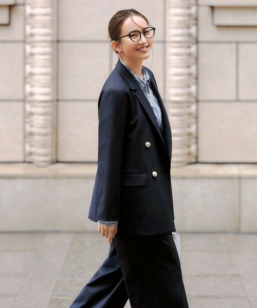 ANY / エニィ その他アウター | イージーケアライトストレッチダブルテーラードジャケット | 詳細1