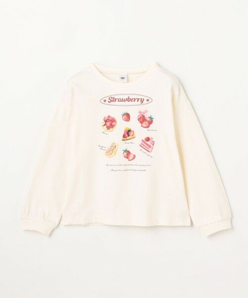 ANY / エニィ カットソー | 【Strawberry Collection】アートプリント 長袖Tシャツ | 詳細2