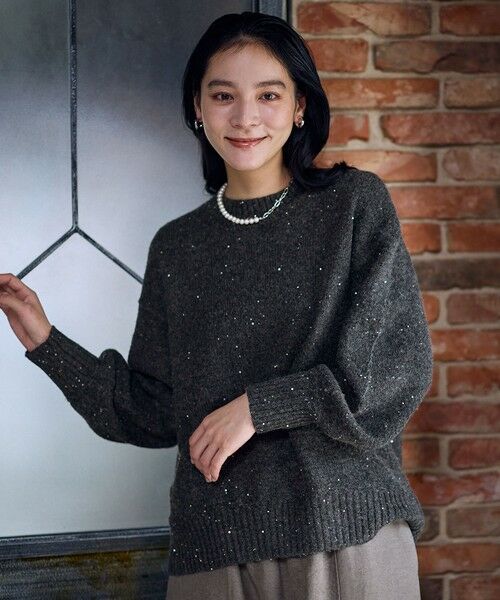ANY / エニィ ニット・セーター | スパンコールニット | 詳細9
