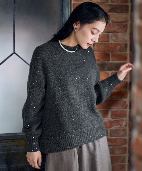 ANY / エニィ ニット・セーター | スパンコールニット | 詳細10