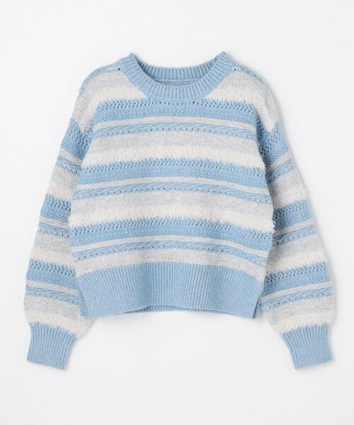 ANY / エニィ ニット・セーター | パターンボーダーニット | 詳細14