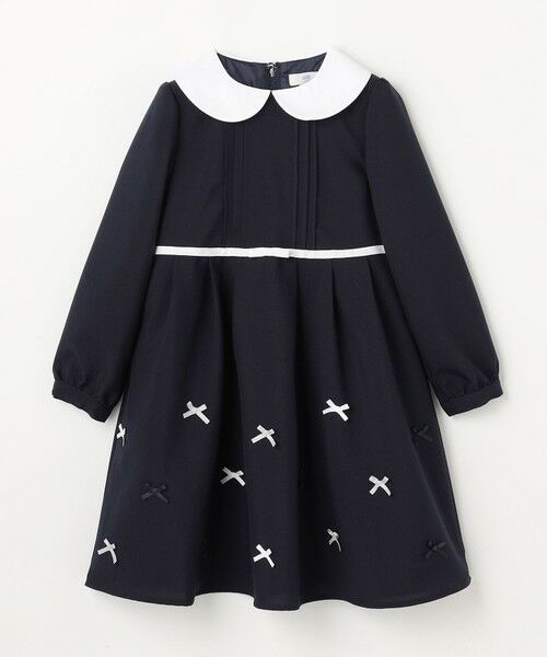 ANY / エニィ ロング・マキシ丈ワンピース | 襟付き リボン 長袖ワンピース | 詳細4