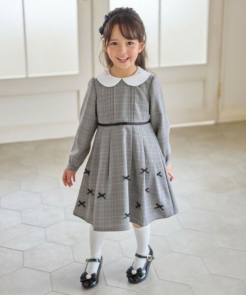 ANY / エニィ ロング・マキシ丈ワンピース | 襟付き リボン 長袖ワンピース | 詳細15