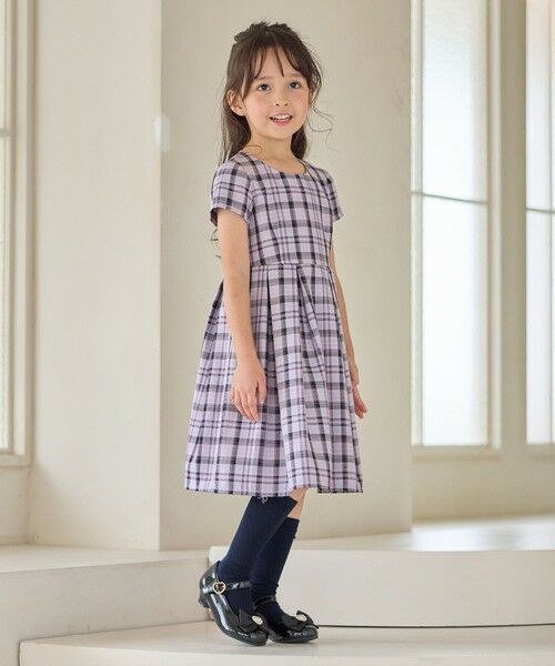 ANY / エニィ ドレス | 【2点セット】セーラージャケット+チェックワンピース | 詳細15