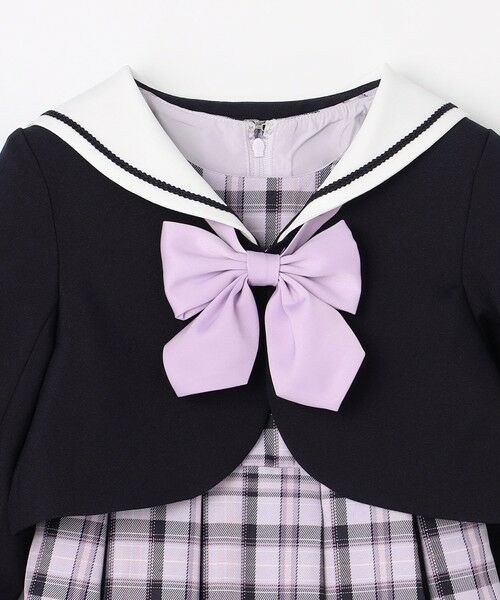 ANY / エニィ ドレス | 【2点セット】セーラージャケット+チェックワンピース | 詳細20