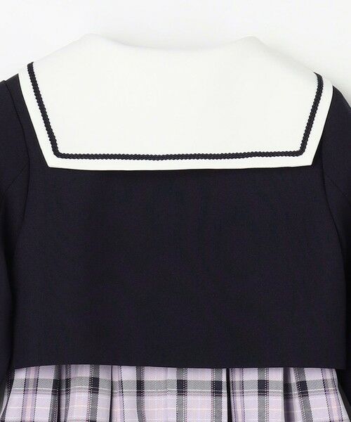 ANY / エニィ ドレス | 【2点セット】セーラージャケット+チェックワンピース | 詳細21