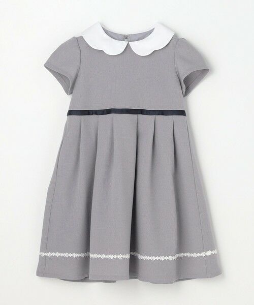 ANY / エニィ ロング・マキシ丈ワンピース | 【2点セット】ノーカラー ボレロジャケット+襟付き ワンピース | 詳細11