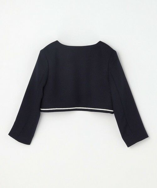 ANY / エニィ ロング・マキシ丈ワンピース | 【2点セット】ノーカラー ボレロジャケット+襟付き ワンピース | 詳細14