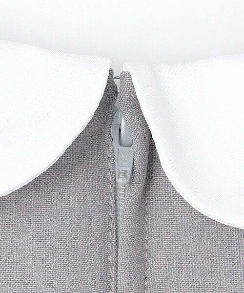 ANY / エニィ ロング・マキシ丈ワンピース | 【2点セット】ノーカラー ボレロジャケット+襟付き ワンピース | 詳細23