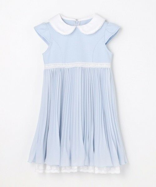 ANY / エニィ ロング・マキシ丈ワンピース | 【2点セット】リボンボレロジャケット+シフォンプリーツ ワンピース | 詳細7