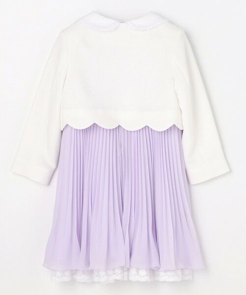 ANY / エニィ ロング・マキシ丈ワンピース | 【2点セット】リボンボレロジャケット+シフォンプリーツ ワンピース | 詳細16