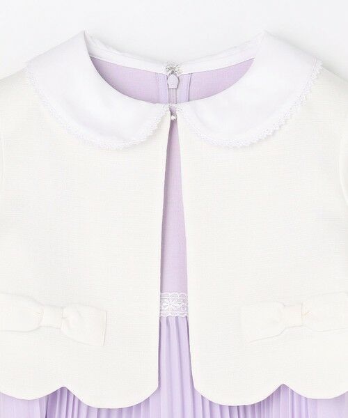 ANY / エニィ ロング・マキシ丈ワンピース | 【2点セット】リボンボレロジャケット+シフォンプリーツ ワンピース | 詳細18