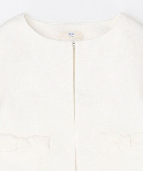 ANY / エニィ ロング・マキシ丈ワンピース | 【2点セット】リボンボレロジャケット+シフォンプリーツ ワンピース | 詳細26