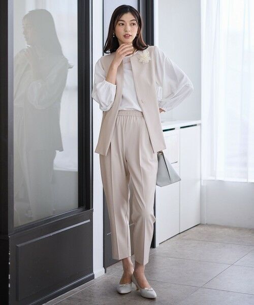ANY / エニィ セットアップ | 【3SET】きちんと見え3点コーデセット（ブラウス＋ジレ＋パンツ） | 詳細2