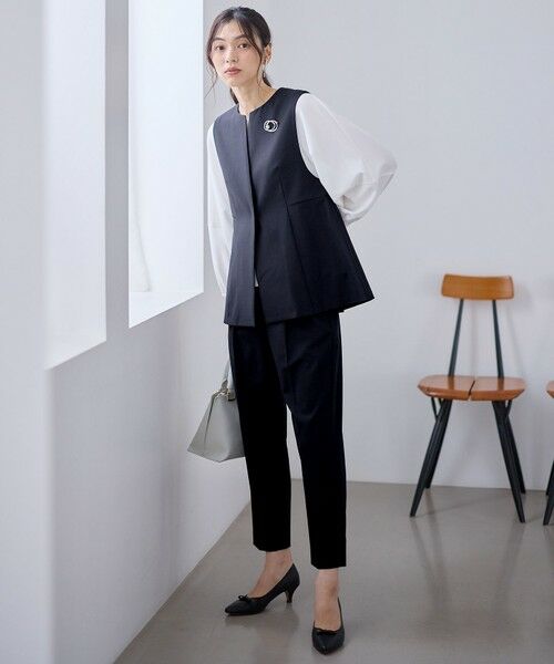 ANY / エニィ セットアップ | 【3SET】きちんと見え3点コーデセット（ブラウス＋ジレ＋パンツ） | 詳細11