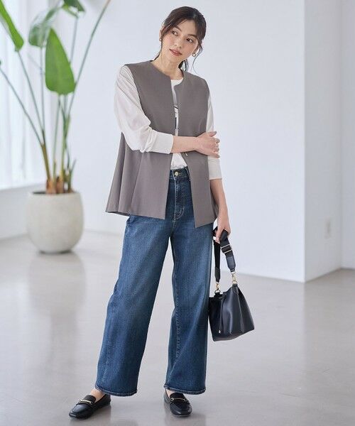 ANY / エニィ セットアップ | 【3SET】きちんと見え3点コーデセット（ブラウス＋ジレ＋パンツ） | 詳細19