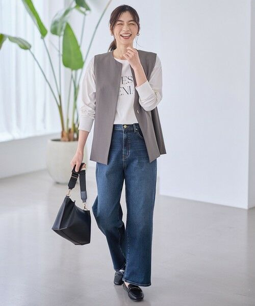 ANY / エニィ セットアップ | 【3SET】きちんと見え3点コーデセット（ブラウス＋ジレ＋パンツ） | 詳細20