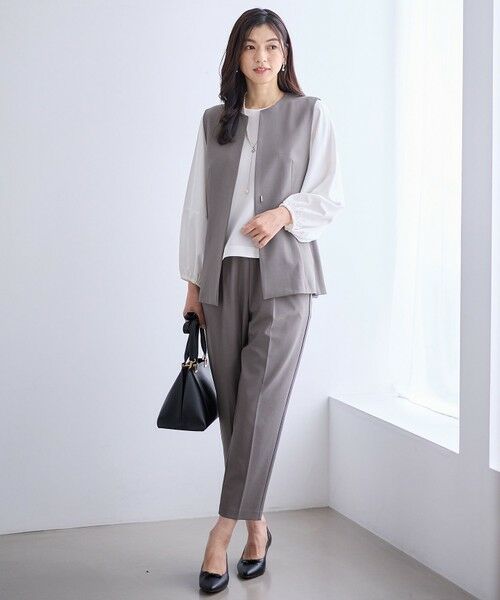 ANY / エニィ セットアップ | 【3SET】きちんと見え3点コーデセット（ブラウス＋ジレ＋パンツ） | 詳細20