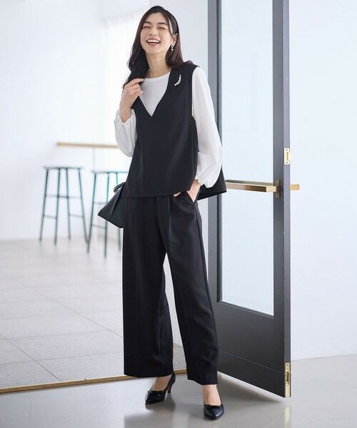 ANY / エニィ セットアップ | 【2SET】ハンサムジレ×ワイドパンツセット | 詳細1