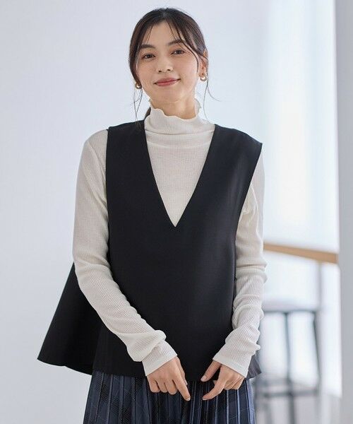 ANY / エニィ セットアップ | 【2SET】ハンサムジレ×ワイドパンツセット | 詳細3