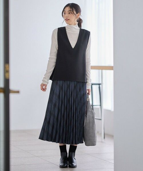 ANY / エニィ セットアップ | 【2SET】ハンサムジレ×ワイドパンツセット | 詳細6