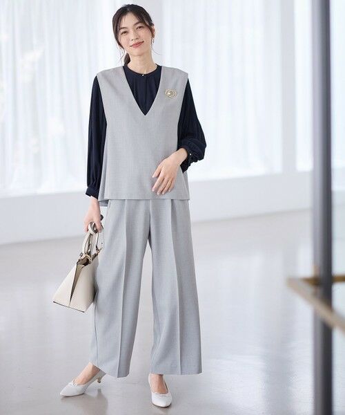 ANY / エニィ セットアップ | 【2SET】ハンサムジレ×ワイドパンツセット | 詳細10