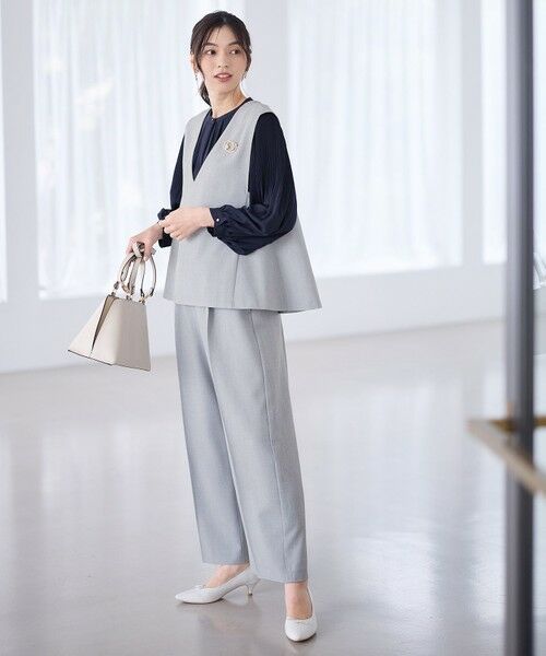 ANY / エニィ セットアップ | 【2SET】ハンサムジレ×ワイドパンツセット | 詳細11