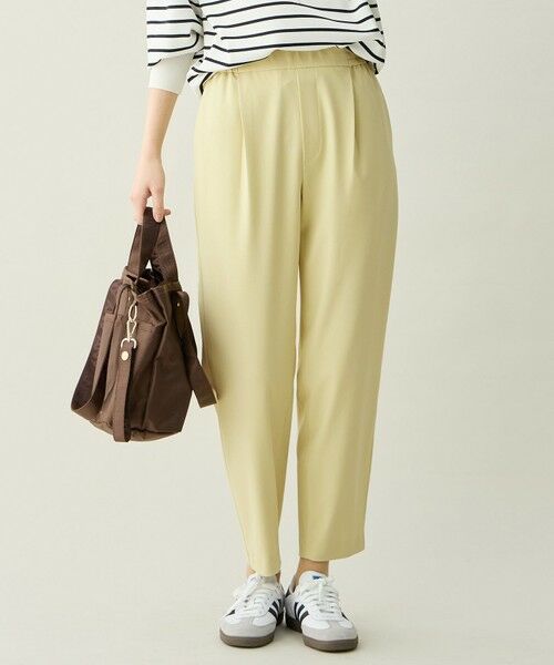 ANY / エニィ その他パンツ | イージーケアライトストレッチテーパードパンツ（イエロー）