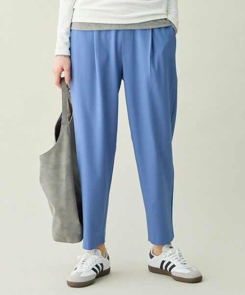 ANY / エニィ その他パンツ | イージーケアライトストレッチテーパードパンツ（ブルー）