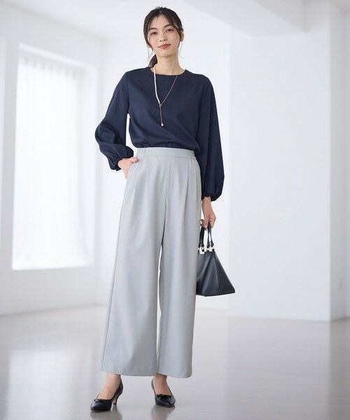 ANY / エニィ その他パンツ | イージーケアライトストレッチワイドパンツ | 詳細1