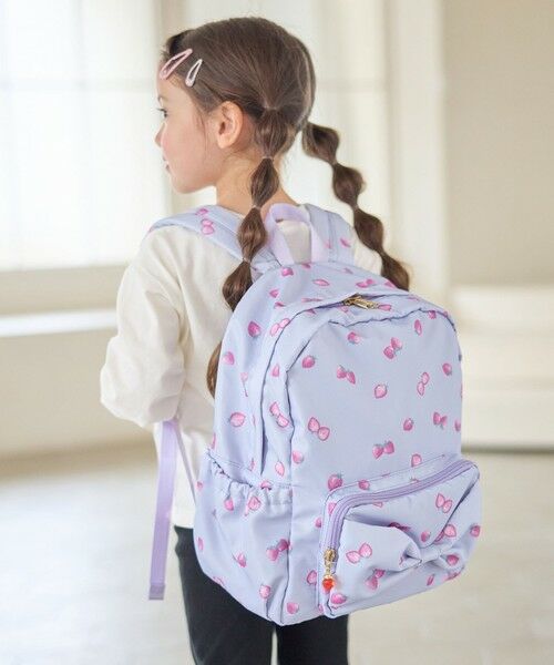 ANY / エニィ 水着・スイムグッズ | 【Strawberry Collection】【10L容量】いちご総柄リュック（ラベンダー）