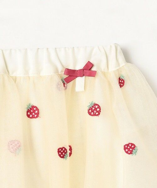 ANY / エニィ ミニ・ひざ丈スカート | 【Strawberry Collection】総刺繍 いちごチュールスカート | 詳細10