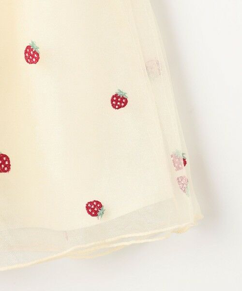 ANY / エニィ ミニ・ひざ丈スカート | 【Strawberry Collection】総刺繍 いちごチュールスカート | 詳細12