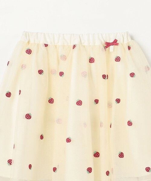 ANY / エニィ ミニ・ひざ丈スカート | 【Strawberry Collection】総刺繍 いちごチュールスカート | 詳細8