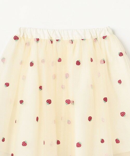 ANY / エニィ ミニ・ひざ丈スカート | 【Strawberry Collection】総刺繍 いちごチュールスカート | 詳細9
