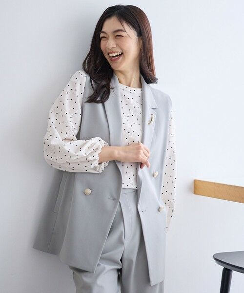 ANY / エニィ ベスト | イージーケアライトストレッチジレ | 詳細1