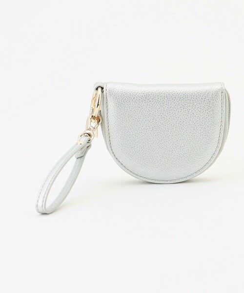 ANY / エニィ その他 | カラビナ付半月型キーケース（シルバー）