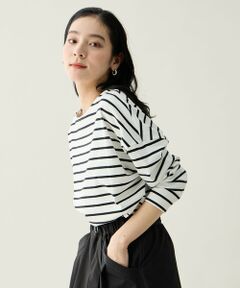 ANY / エニィ カットソー | コクーンボーダープルオーバー