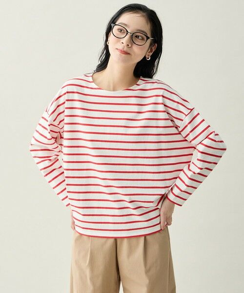 ANY / エニィ カットソー | コクーンボーダープルオーバー | 詳細8