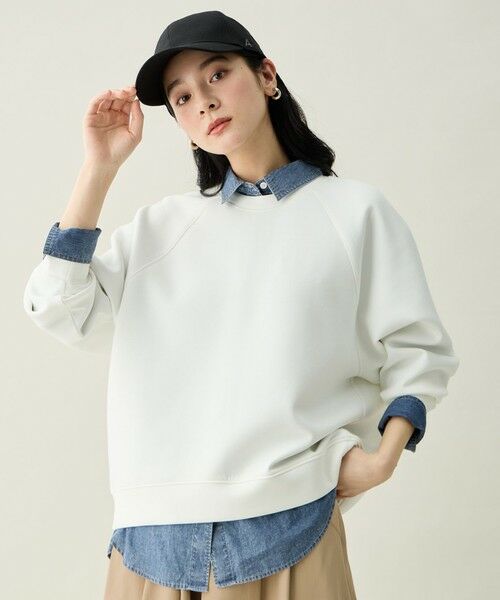 ANY / エニィ スウェット | ダンボールバックリブプルオーバー（オフ）