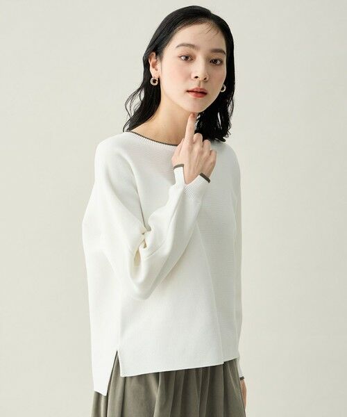 ANY / エニィ セットアップ | 【2SET】バイカラーニット×スエードスカートセット | 詳細2